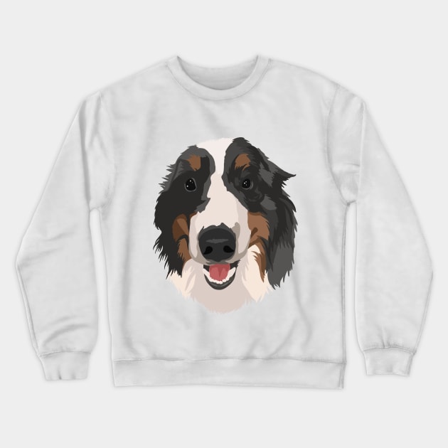 cute dog face 2 Crewneck Sweatshirt by Dilectum